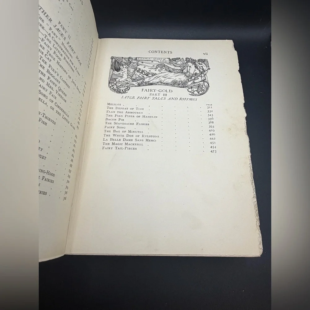 1911 Fairy Gold: A Book of Old English Fairy Tales Ernest Rhys & Herbert Cole